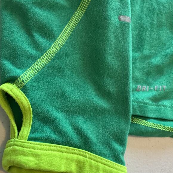 Nike Running Mens Large Green Quarter Zip Pullover Element Training Shirt - Picture 6 of 7